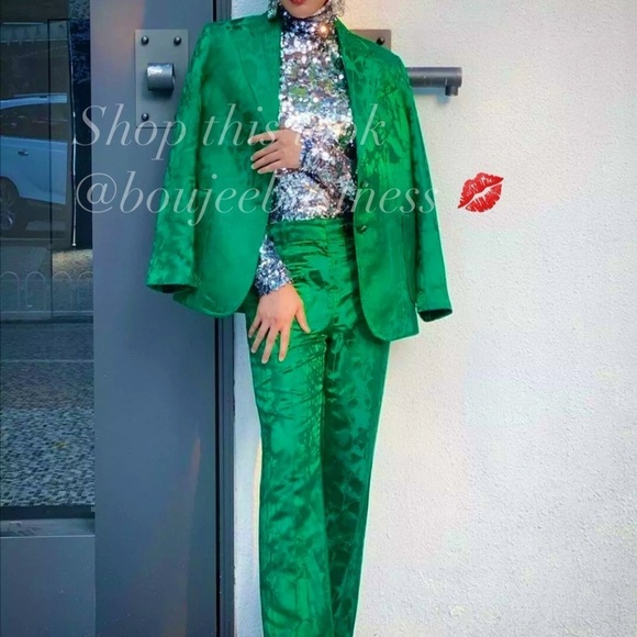 H&M BNWT Jacquard Patterned Blazer - Picture 9 of 16